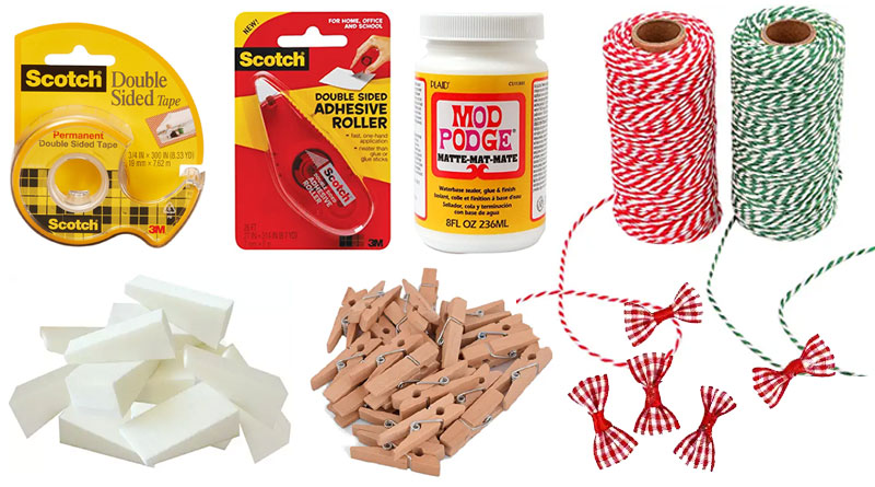 Wooden Christmas Tree Supplies List