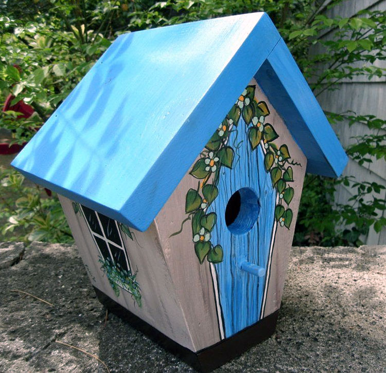 Decorative Birdhouses to paint