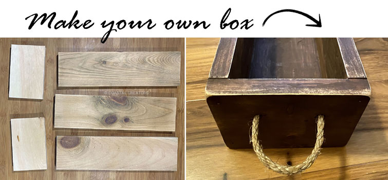 DIY Wood Centerpiece Box Instructions