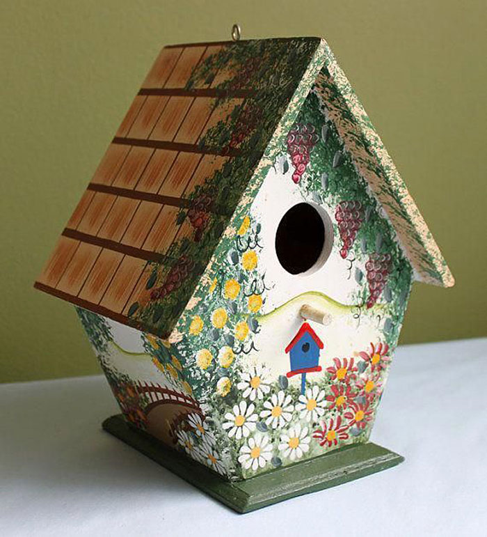 Handpainted Birdhouse