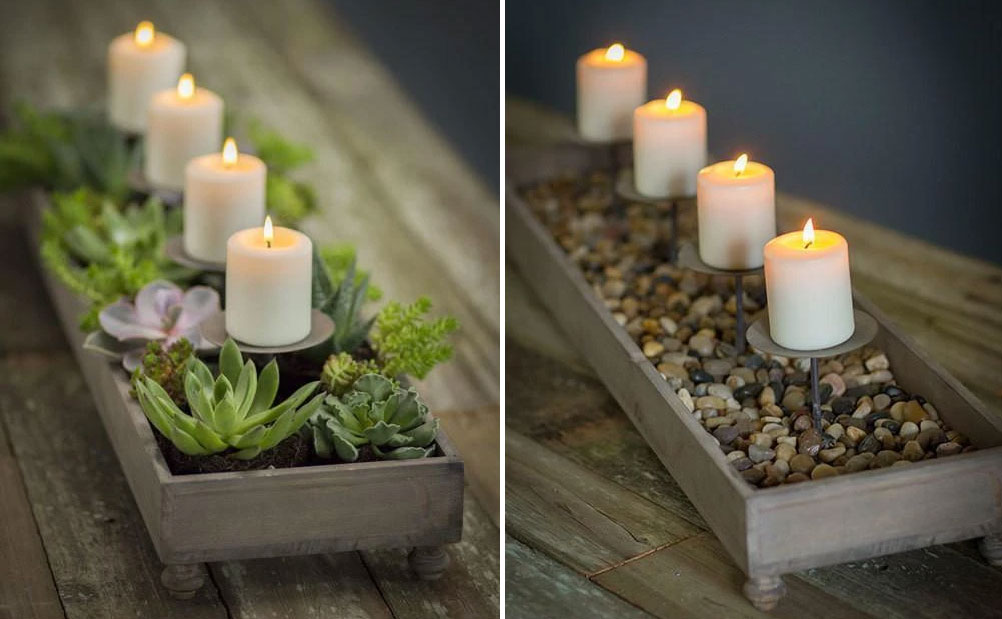 DIY Wood Box Centerpiece - Love Grows Wild