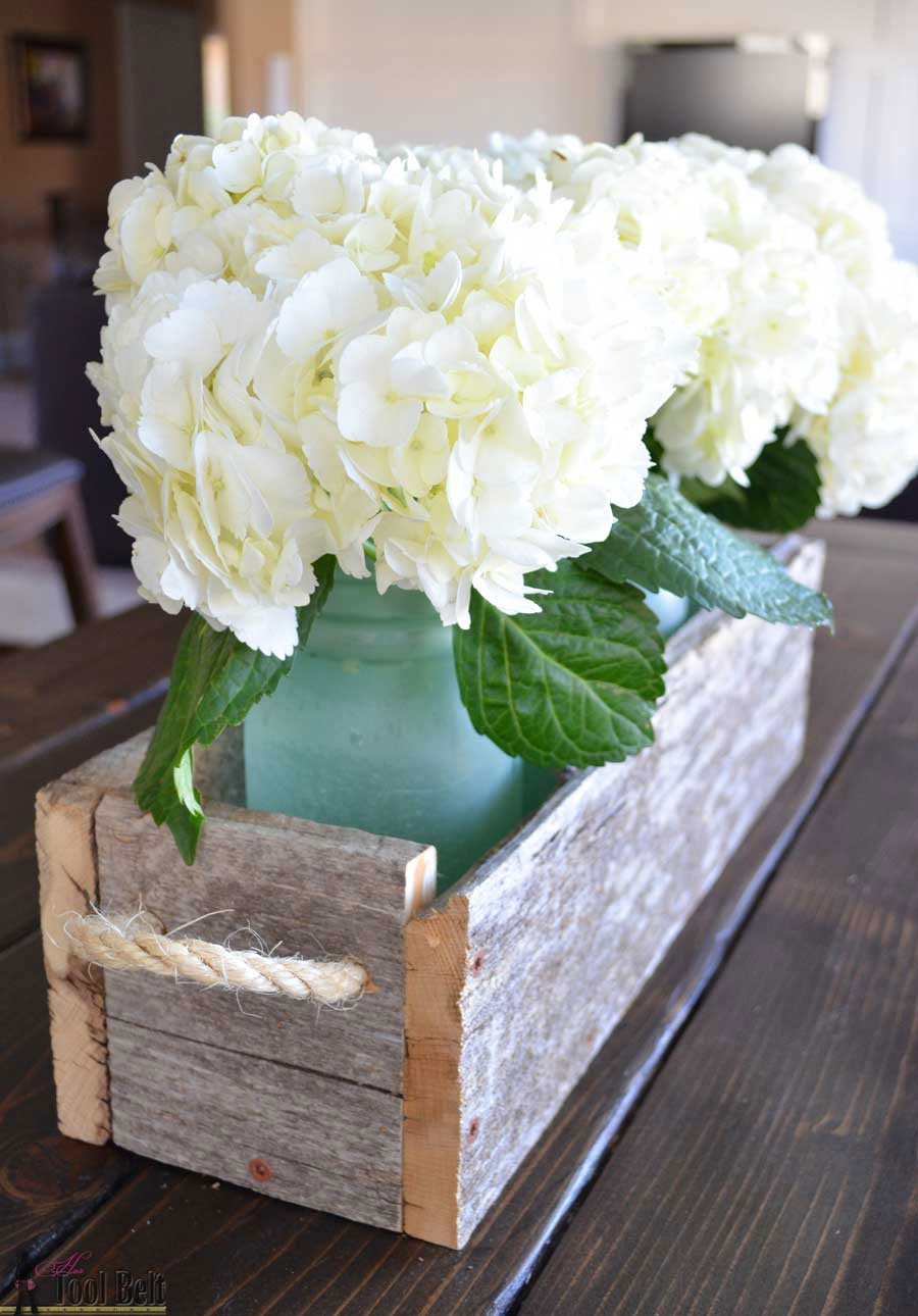 Reclaimed Wood Centerpiece Box