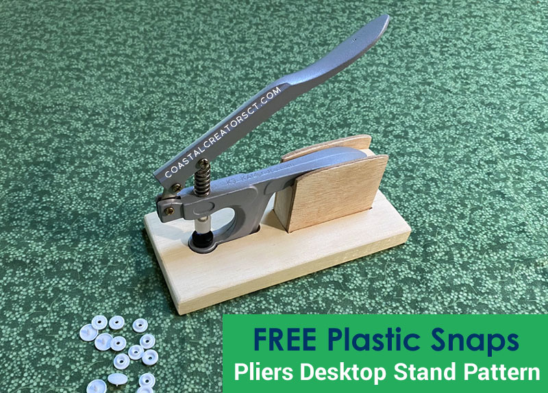 FREE KAMsnaps Plastic Snaps Basic Pliers Desktop Stand Pattern