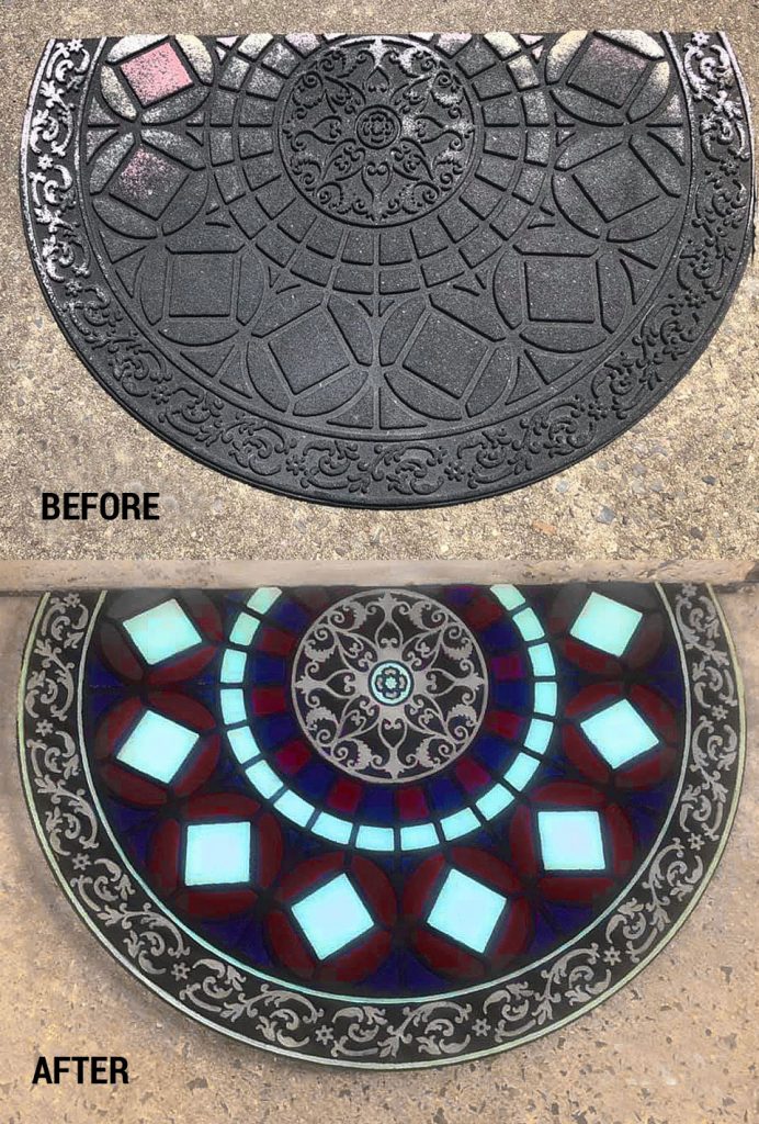 Paint an Old Outdoor Mat and Make it New Again!