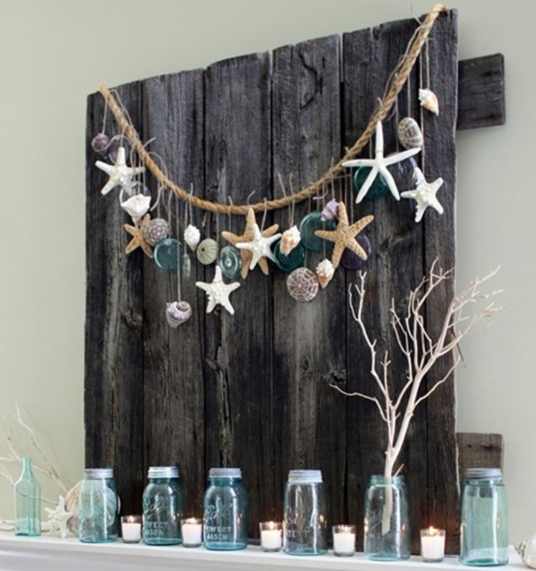 Pallet Beachy Coastal Garland