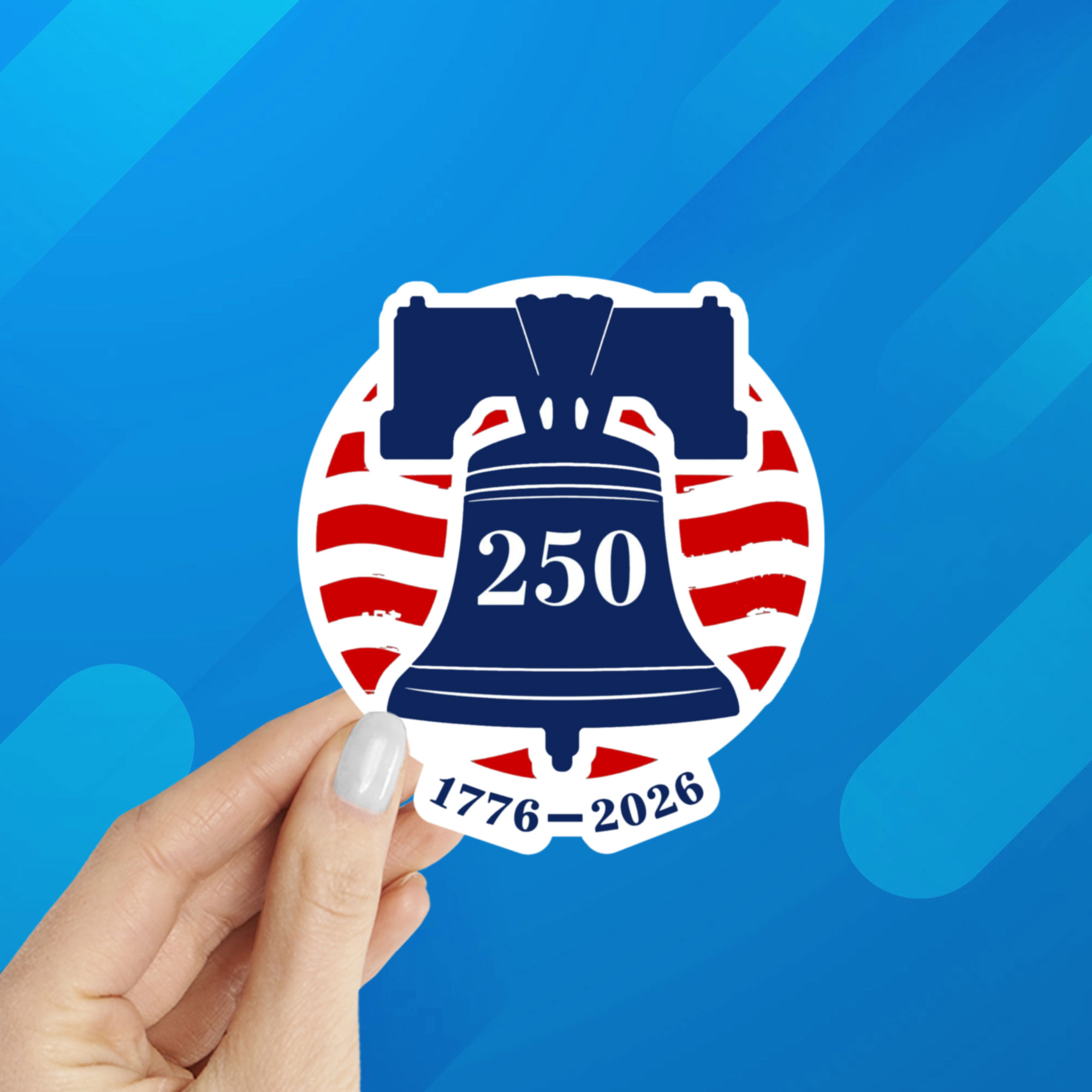 250th United States Anniversary Wholesale Laptop and Water Bottle Stickers Products