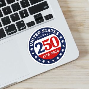 250th United States Anniversary Wholesale Laptop and Water Bottle Stickers Products