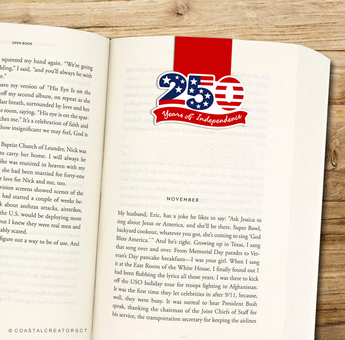 250th United States Anniversary Wholesale Bookmarks Products