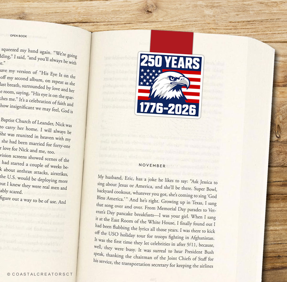 250th United States Anniversary Wholesale Bookmarks Products