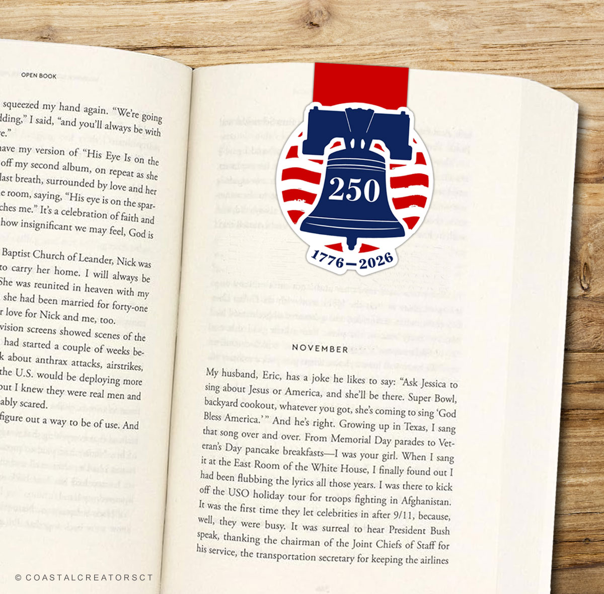 250th United States Anniversary Wholesale Bookmarks Products