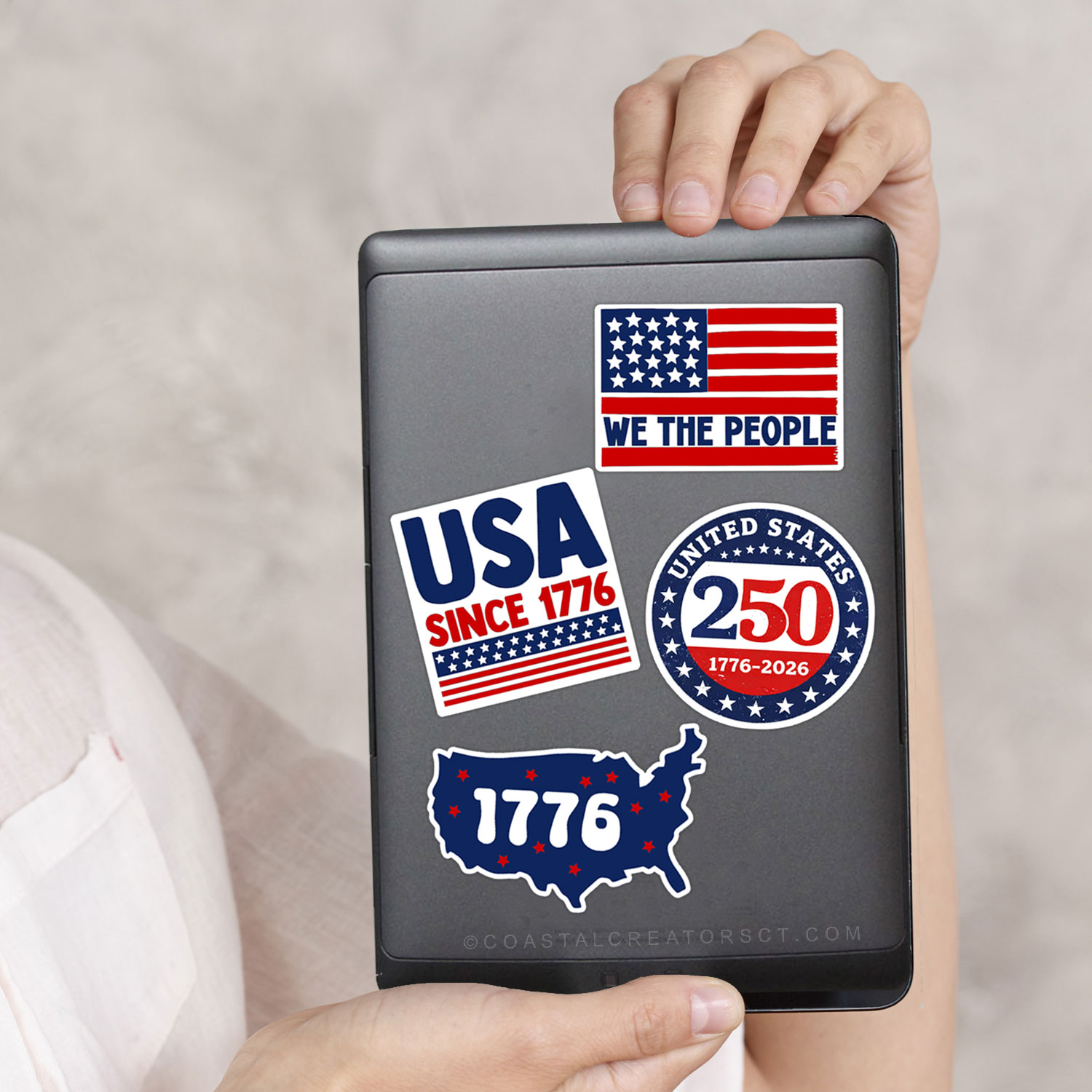 250th United States Anniversary Wholesale Laptop Stickers Products