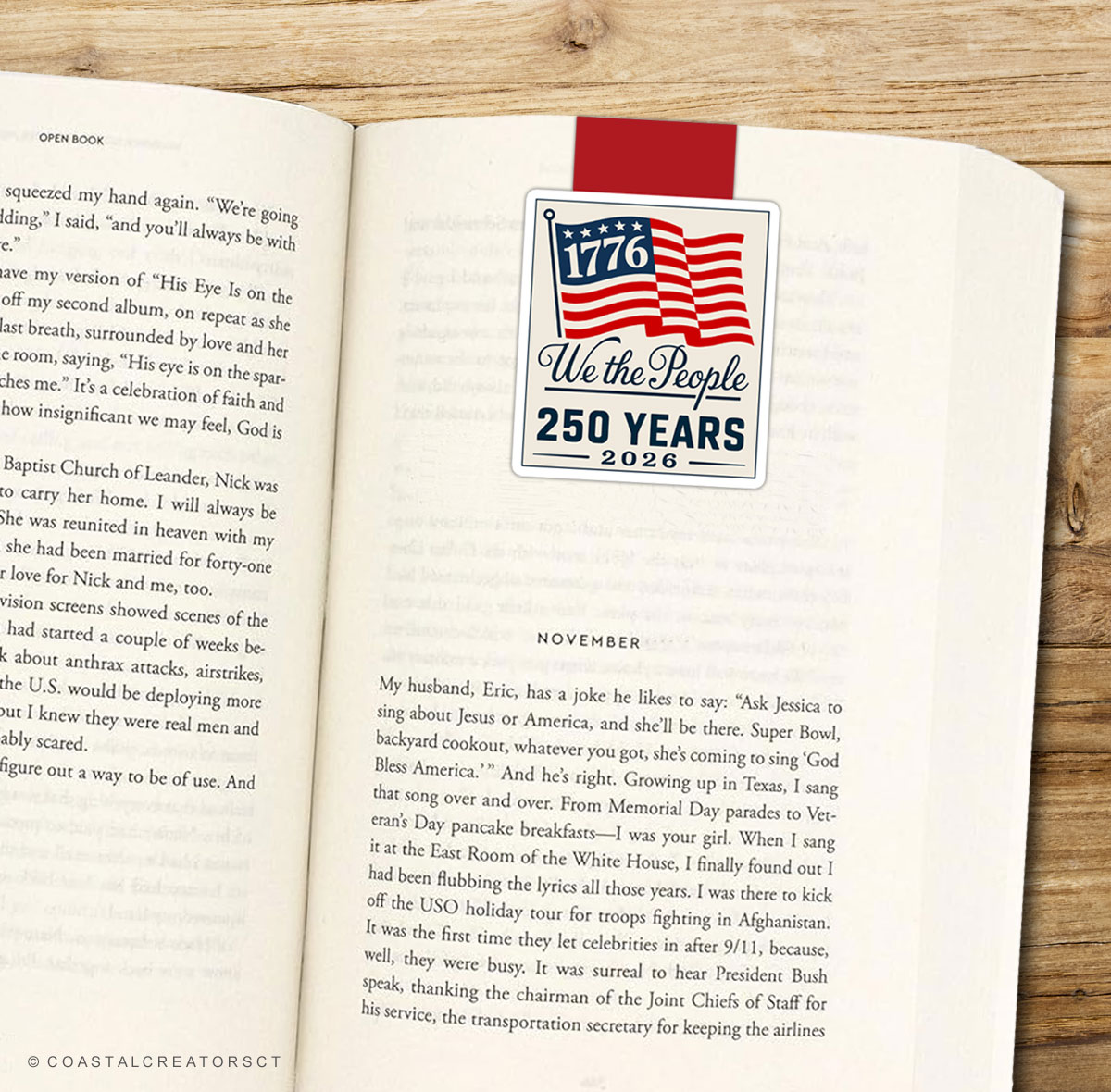 250th United States Anniversary "We the People" Wholesale Bookmarks Products